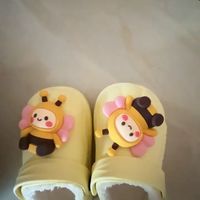 可爱宝宝棉拖鞋，防滑还保暖！