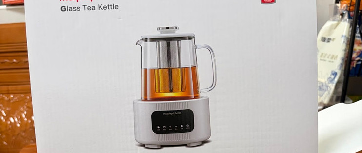 桌面温润好物｜摩飞全玻璃养生壶，泡茶炖品都在行