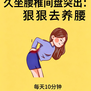 打工人腰突最怕的八个动作练起来