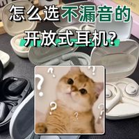 怎么选不漏音的开放式耳机?