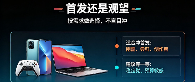 数码新品首发真实体验：早买早享受，还是被迫当小白鼠？