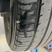 降温早晨胎压报警亮了，是扎钉子了吗？