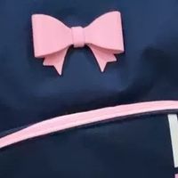 迪士尼浅粉书包的实用评测