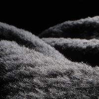 百元档和千元档的抓绒，吊牌都写100%聚酯纤维：翻到内侧，差价才露出来