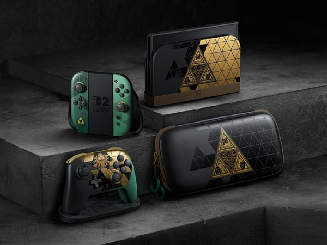 Nintendo Switch 2首家电商旗舰店上线天猫!塞尔达传说40周年纪念版发售