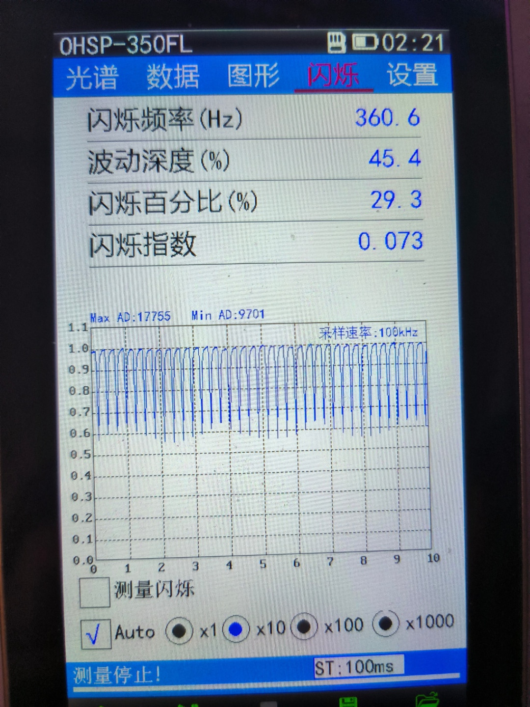 买手机先看调光这一栏:睡前把亮度拉到最暗,可能正踩在最闪的档位