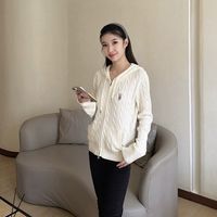 双十一｜TeenieWeenie bearnova 绞花连帽针织开衫，秋冬百搭刚需