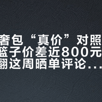 双11轻奢包“真价”对照表：同一只菜篮子价差近800元，下单前先翻翻这周晒单评论区的成交价