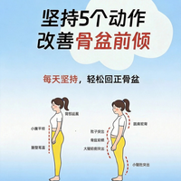 别再瞎减肚子了!你那大概率是骨盆前倾,5个动作3分钟改善体态