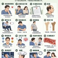 不止脱发乏力！这 16 点才是男性健康警报