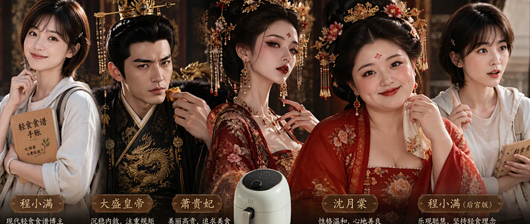 带着空气炸锅穿进后宫，我把失宠娘娘喂成了大王心尖宠