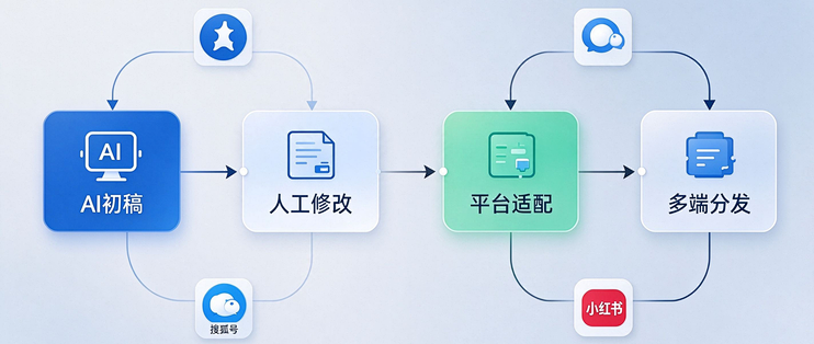 AI 自媒体矩阵项目：批量生成内容分发多平台，收益和风险并存