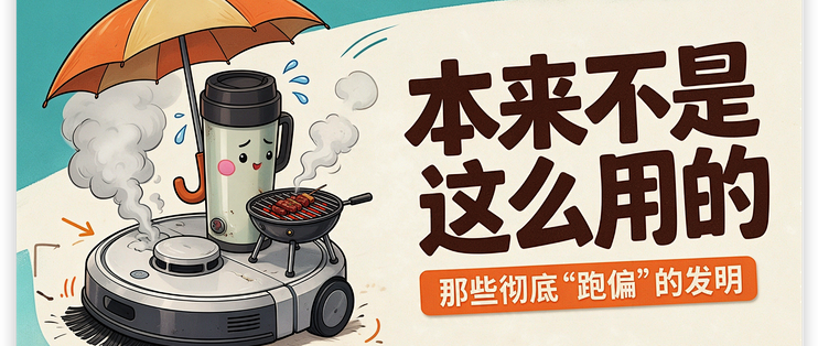 本来不是这么用的：那些彻底“跑偏”的发明