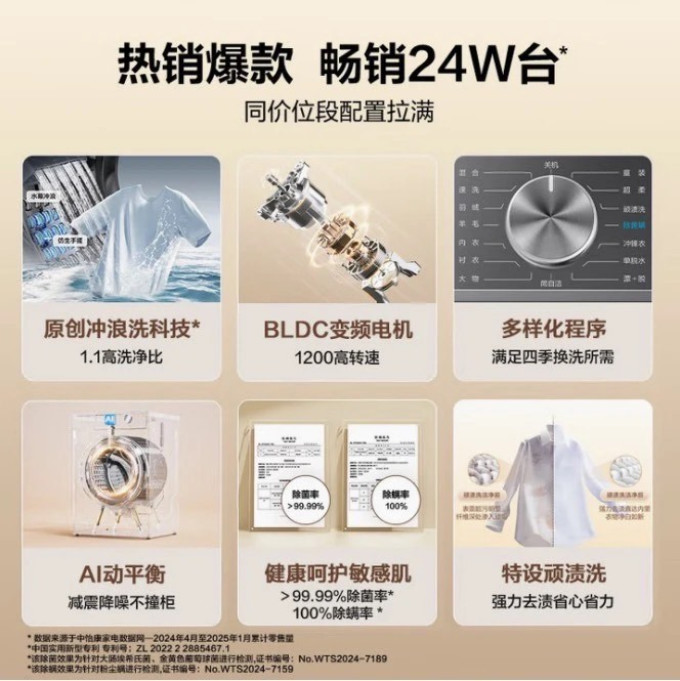 海尔滚筒洗衣机