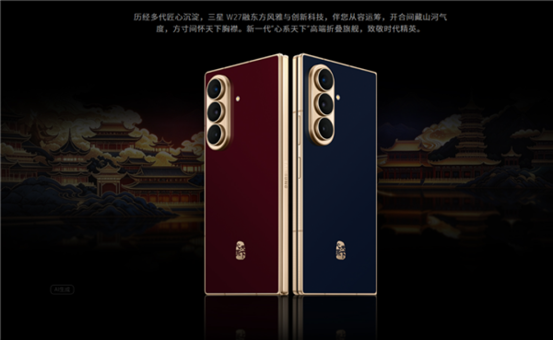 奢华折叠屏机皇！心系天下三星W27正式发布：18999元起