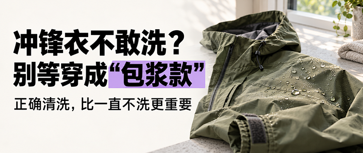 冲锋衣都快穿“包浆”了，还在怕洗坏？附清洗指南