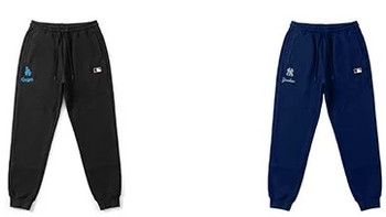 26秋季新款FANATICS x MLB男女同款简约百搭NY/LA束脚休闲长裤