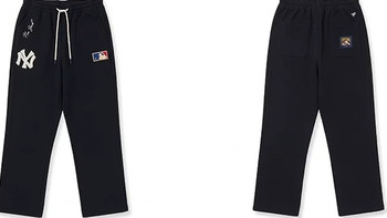 26秋季新款FANATICS x MLB男女同款宽松简约百搭休闲直筒针织长裤