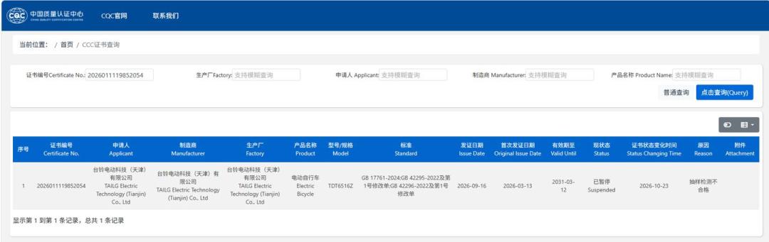 大果粒也进了“暂停名单”：这个十月台铃倒了9个车名，病根在11月1日