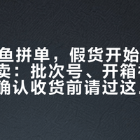 双11闲鱼拼单，假货开始按“市场价”卖：批次号、开箱视频都能造，确认收货前请过这5关