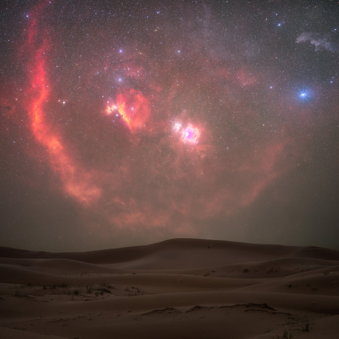 入冬第一团云：星特朗里的猎户座大星云，本来就是灰的