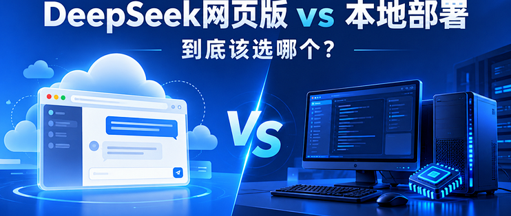 DeepSeek网页版vs本地部署：到底该选哪个？
