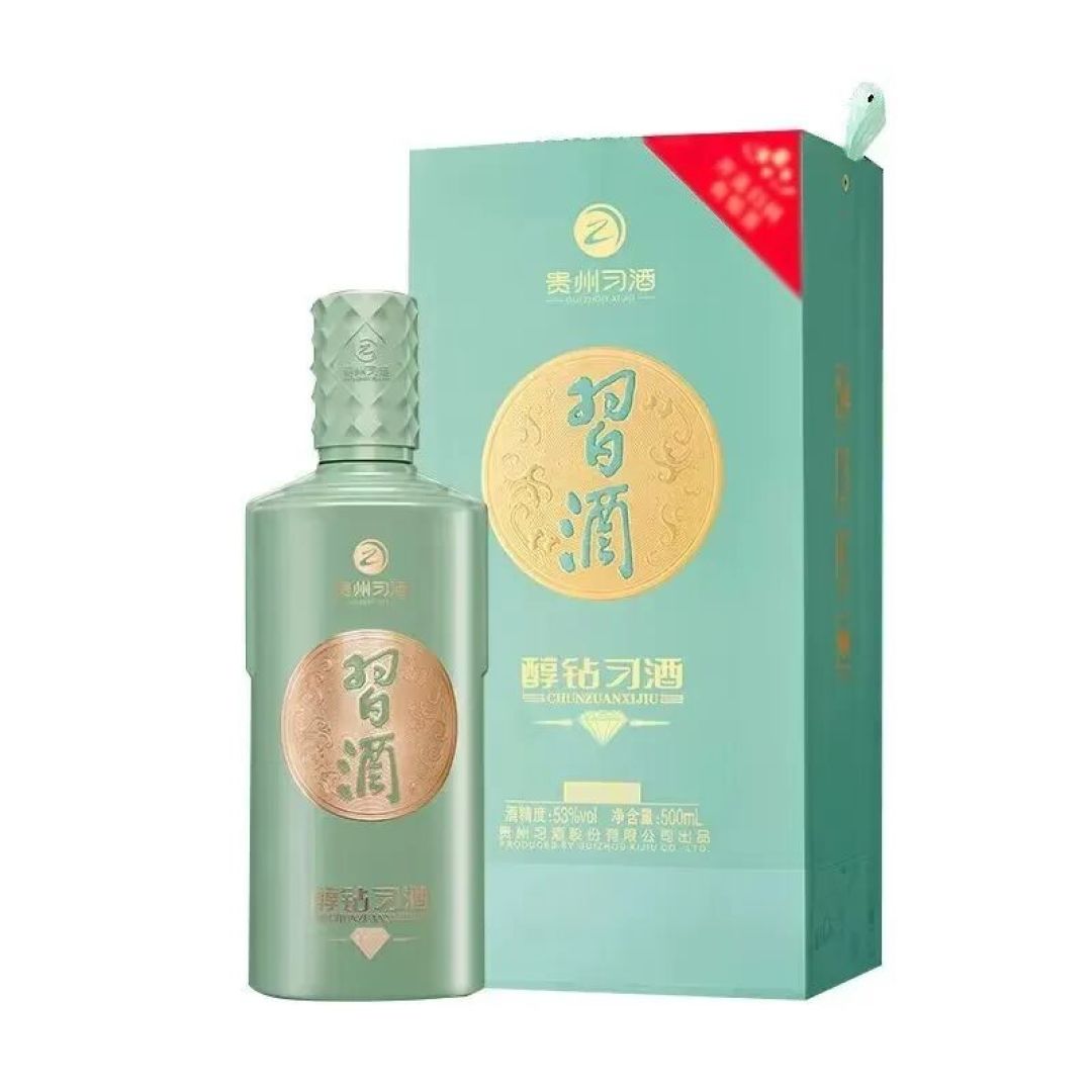 习酒醇钻，绿瓶绿盒，老派漆香路线