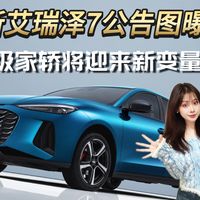 全新艾瑞泽 7公告图曝光