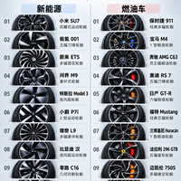 汽车轮毂颜值大比拼!谁的造型更让人心动?