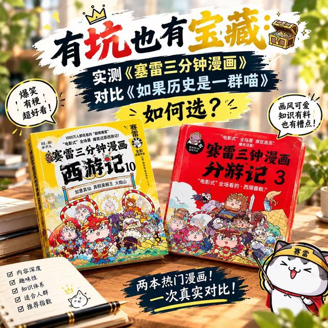 有坑也有宝藏：《塞雷三分钟漫画》VS《如果历史是一群喵》如何选