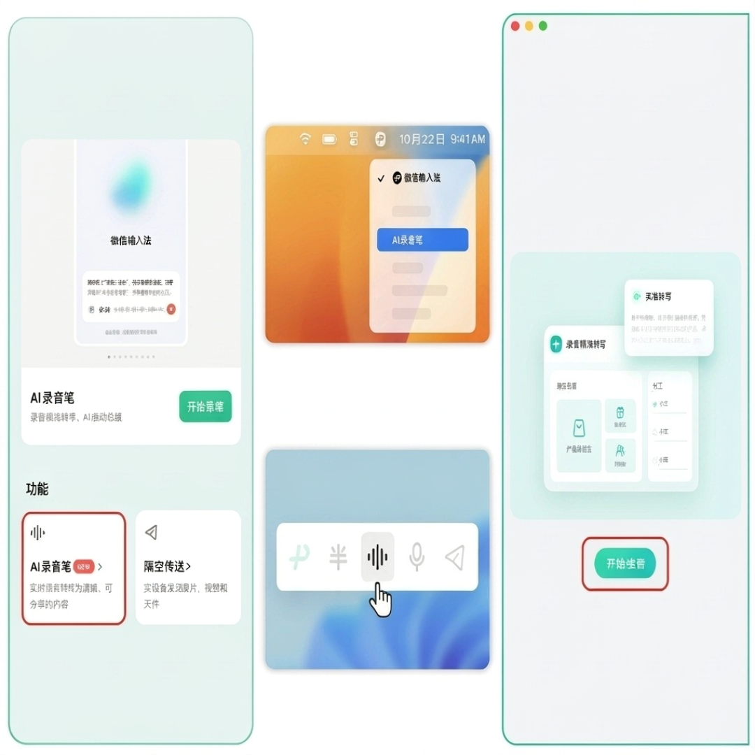 微信刚上线AI录音笔：开完会，纪要自己变成网页