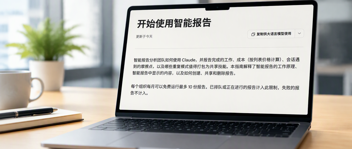 老板能查你用AI摸鱼了：Claude智能报告上线，先看这三件事