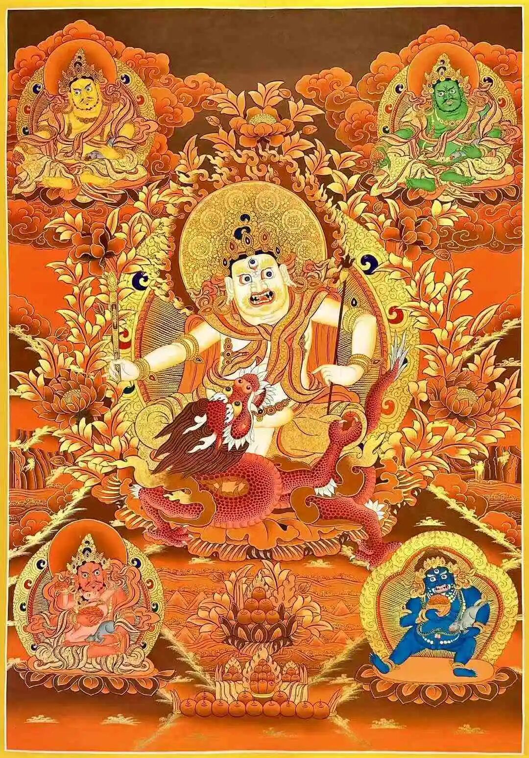 唐卡价格锚点表:百元印刷和千元手绘差在哪,第一幅怎么买不吃亏