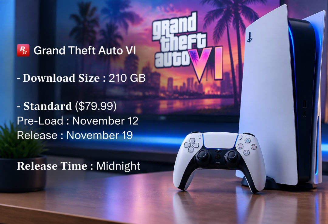 GTA6开发完成,11月19日开卖:210GB、30帧争议一次说清