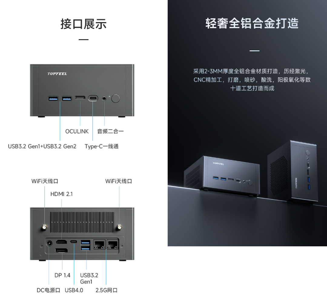 别人焊内存,它把7800X3D塞进了2.6升
