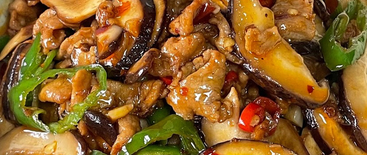 香菇炒瘦肉