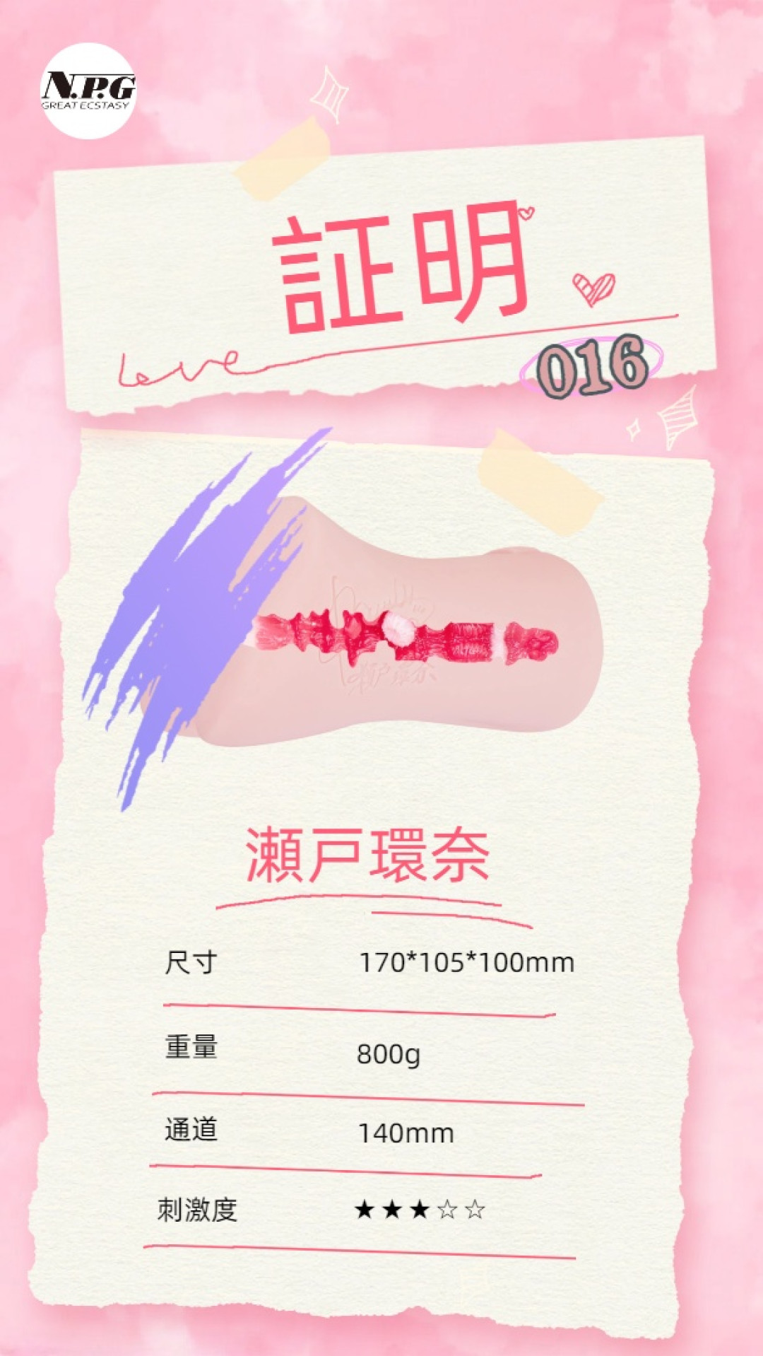 NPG名器证明上的女优脸，不等于真人倒模：买之前先看这三个参数
