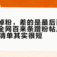 魔镜粉掉粉，差的是最后两层胶：翻遍全网百来条蹭粉帖后，双11下单清单其实很短
