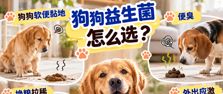 狗狗益生菌推荐：按体型分档，适配不同肠胃场景测评