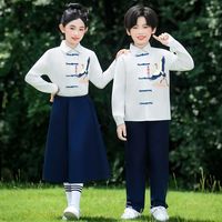 上古密约仙鹤表演服：盘扣和配色