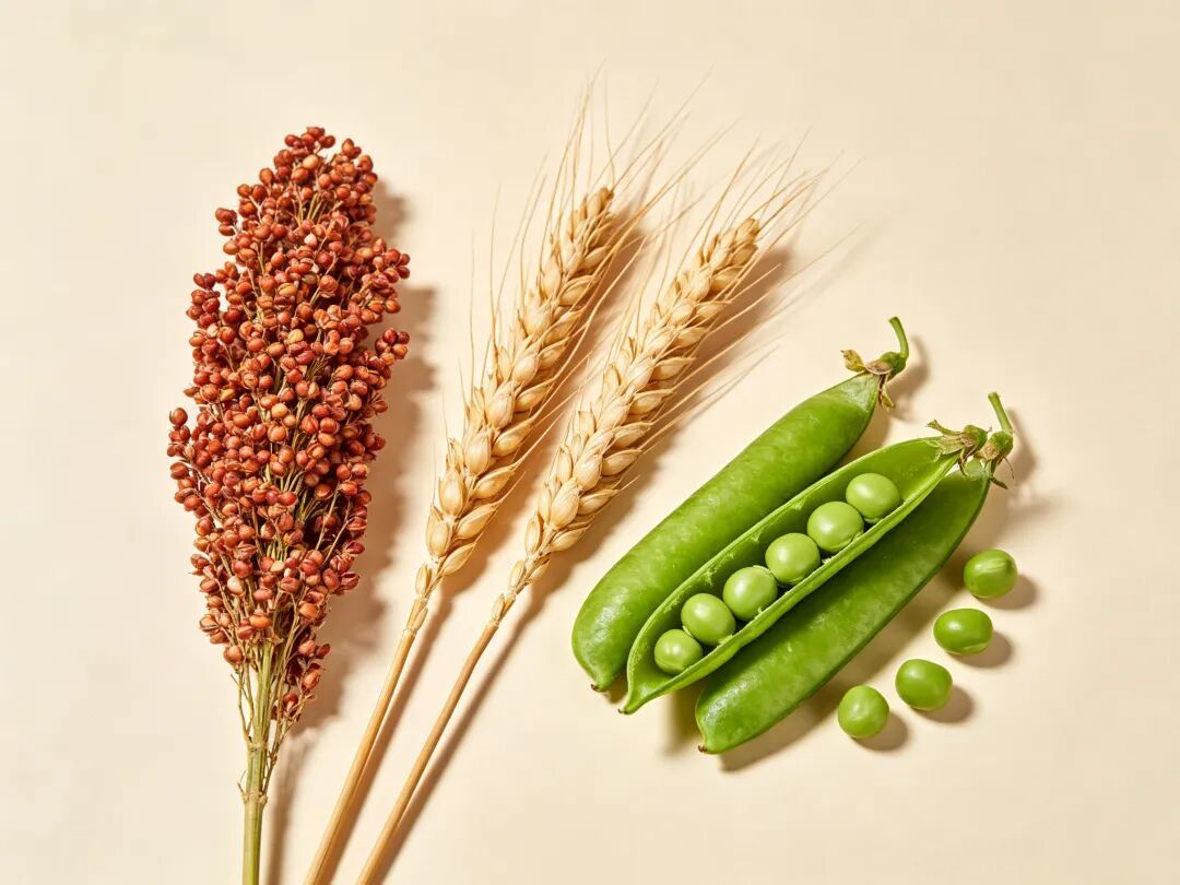 高粱大麦豌豆纯粮原料