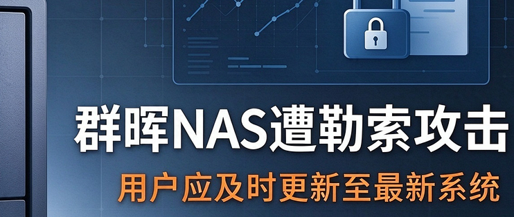 近期群晖NAS遭勒索攻击，用户应及时更新至最新系统