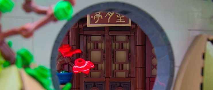这座乐高中式庭院竟出自国外玩家之手？他的微缩建筑MOC，讲究！