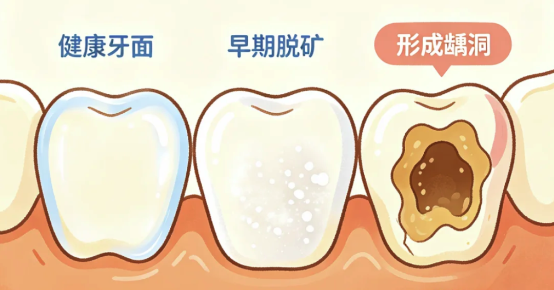 孩子不爱刷牙，牙齿都“脱矿”了！这时候还能补救吗？