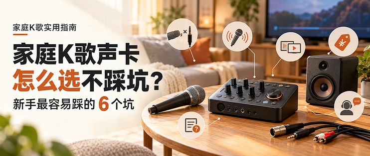 家庭K歌声卡怎么选不踩坑？新手最容易踩的6个坑一次讲清