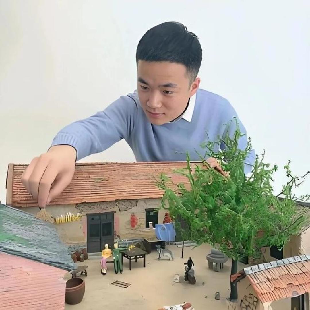 住了30年的老房子被人微缩
