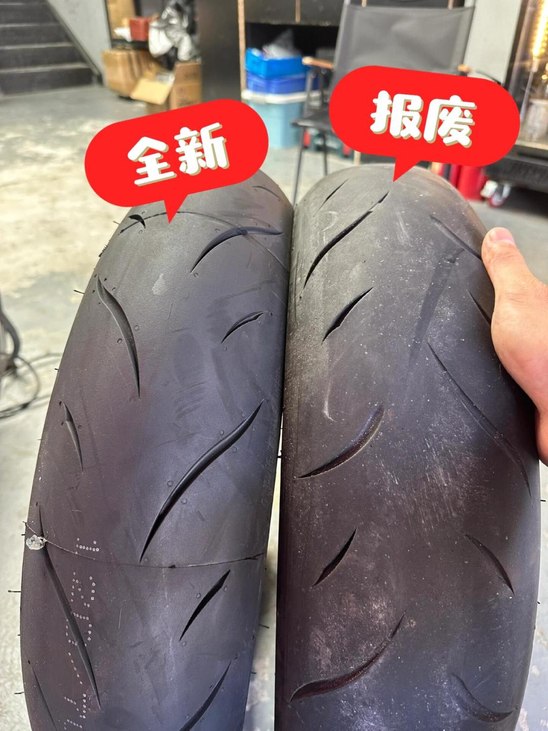 冬天骑车打滑,想换半热熔?方向可能反了