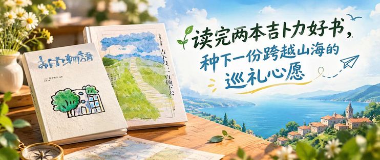 读完两本吉卜力好书 | 不止治愈！种下一份跨越山海的巡礼心愿