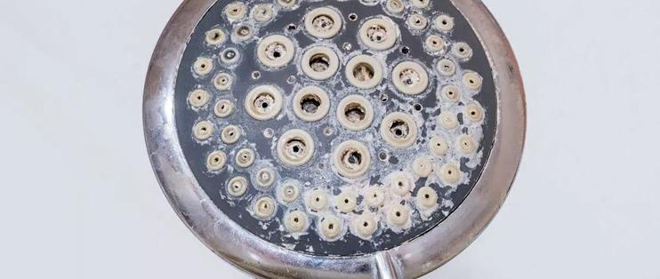花洒出水又细又歪，拆下来泡一晚白醋，水柱又冲了