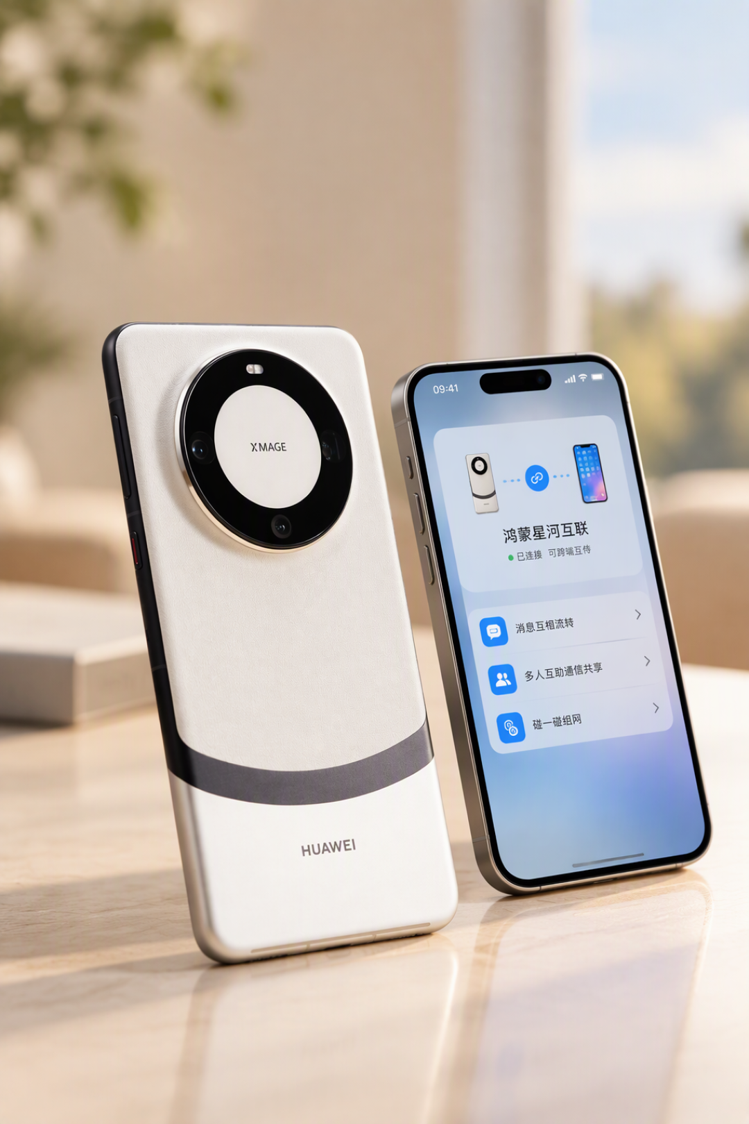 鸿蒙7全网推送:3年前的Mate60,也能和iPhone互联了